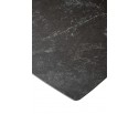 Стол ACUTO2 170 BLACK MARBLE Черный мрамор матовый, керамика/ черный каркас  NEW!