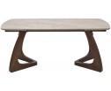 Стол DAKAR 180 GLOSS AMBER JADE SOLID CERAMIC / Орех, ®DISAUR