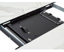 Стол VOLAND BIANCO TL-45 испанская керамика/ BLACK "белый мрамор" 