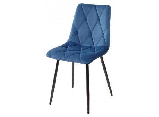 Стул NAPOLI UF910-18 NAVY BLUE, велюр 