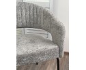 Стул SNUG 3018-17 серый, шенилл / черный каркас, ®DISAUR