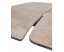 Стол DAKAR 180 GLOSS AMBER JADE SOLID CERAMIC / Орех, ®DISAUR