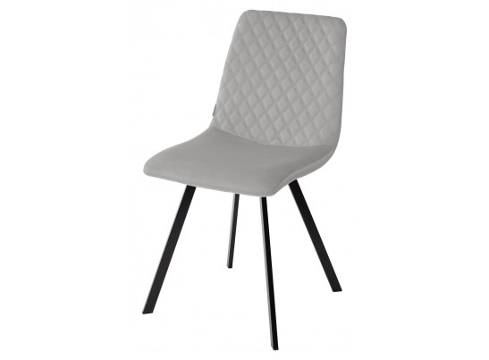 Стул DAIQUIRI BLUVEL-03 LIGHT GREY, велюр 