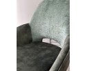Стул BERRIES 360 град., Зеленый Loris-39, велюр/темно-зеленый 7525-156, велюр/ черный каркас, DISAUR