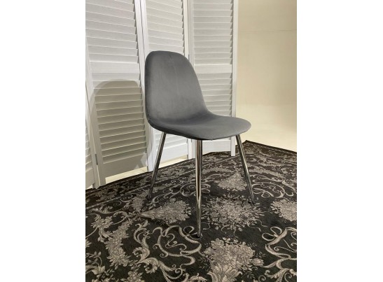 Стул PESCARA UF910-05 DARK GREY, велюр 