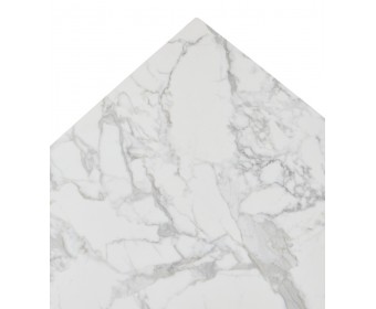 Стол ЭЗМИР (ESMIR) 160 цвет АРАБЕСКАТО (MATTE ARABESCATO SOLID CERAMIC) / ОРЕХ, ®DISAUR