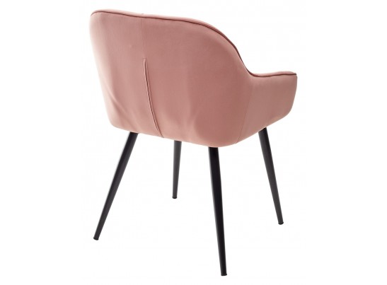 Стул BREEZE BLUVEL-52 PINK/ черный каркас, велюр 