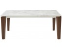 Стол ESMIR 160 MATTE ARABESCATO SOLID CERAMIC/ орех, ®DISAUR