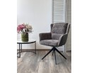 Стул GARLAND 360 град. поворот. HAGA-16 Серый, ткань/ GINO-457 Серый, ткань/ Черный, ®DISAUR