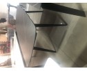 Стол ELIOT 120 MATT BLACK MARBLE SINTERED STONE/ BLACK 