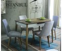 Стол ISTANBUL шпон ореха 120 см M-city