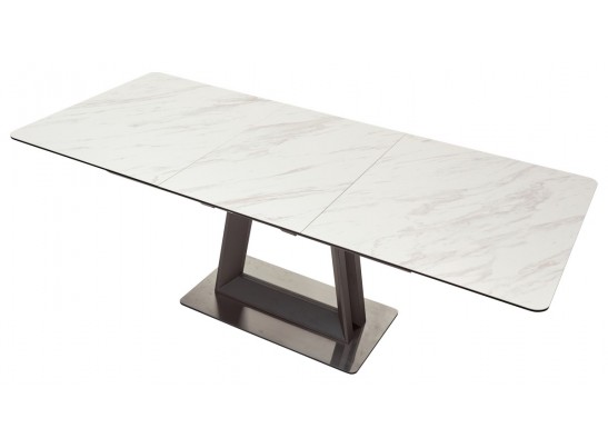Стол OSVALD 160 MARBLES KL-99 Белый мрамор, итальянская керамика 