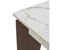 Стол ESMIR 160 MATTE ARABESCATO SOLID CERAMIC/ орех, ®DISAUR