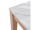 Стол TME-6931 MBH белый мрамор SWEDEN / MILKY WHITE