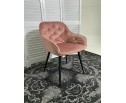 Стул BREEZE BLUVEL-52 PINK/ черный каркас, велюр 
