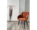 Стул REFLET 3018-09 терракотовый, шенилл / черный каркас, ®DISAUR