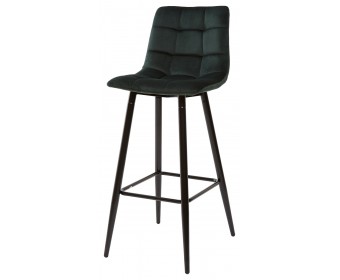 Барный стул LECCO UF910-14 DARK GREEN, велюр, 4 шт./2 кор. 