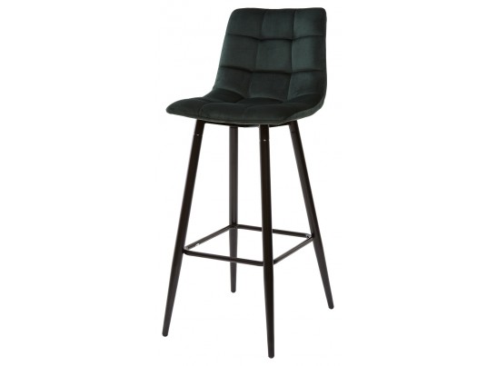 Барный стул LECCO UF910-14 DARK GREEN, велюр, 4 шт./2 кор. 