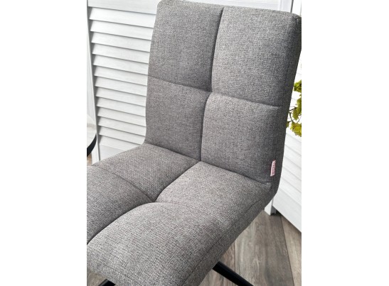 Стул SALLIE 360 град. поворот. VT6037-16 серый, ткань/ черный / Товарный знак DISAUR