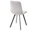 Стул CHILLI SQUARE BLUVEL-03 LIGHT GREY, велюр 