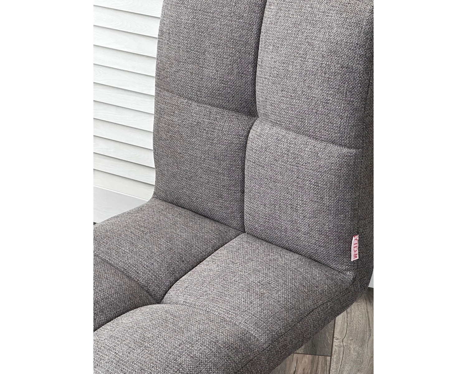 Стул SALLIE 360 град. поворот. VT6037-16 серый, ткань/ черный / Товарный знак DISAUR
