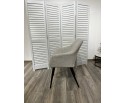 Стул BRANDY WZ2042-19 галечный серый фактурный велюр/ черный каркас 