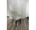 Стул BRANDY WZ2042-19 галечный серый фактурный велюр/ черный каркас 