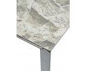 Стол CORNER 120 ITALIAN DARK GREY Серый мрамор глянцевый, керамика/ GREY1 