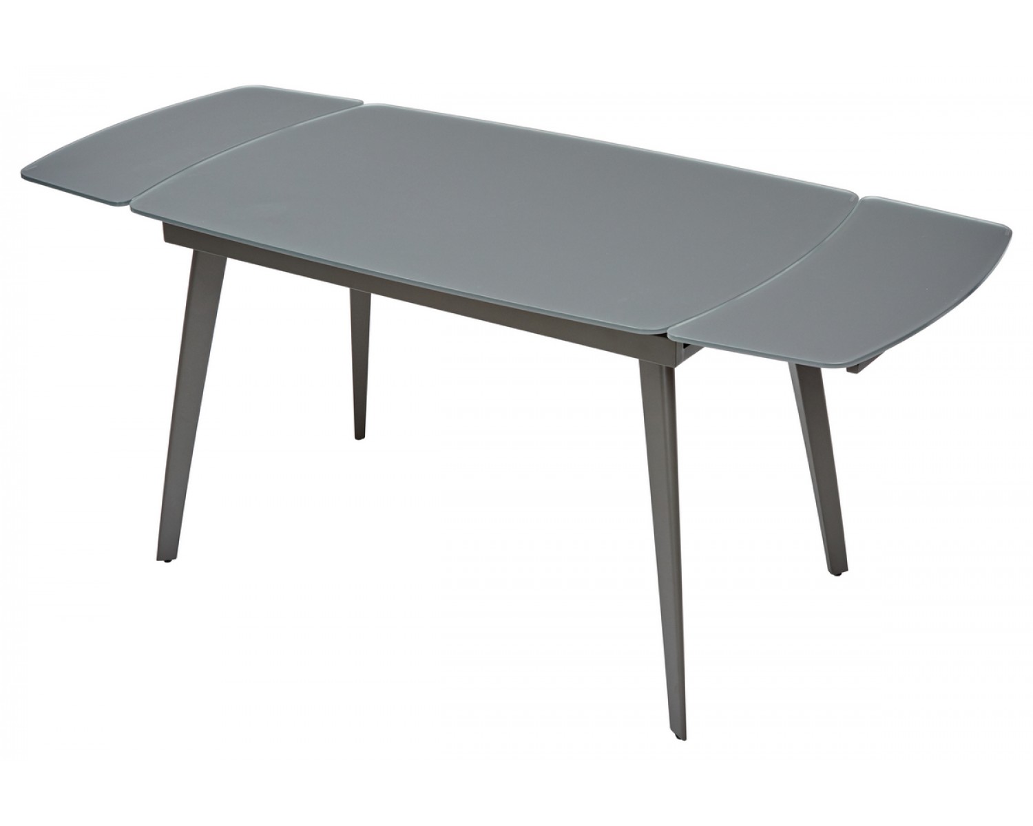 Стол ELIOT 120 GREY1 матовое серое стекло/ GREY1 каркас