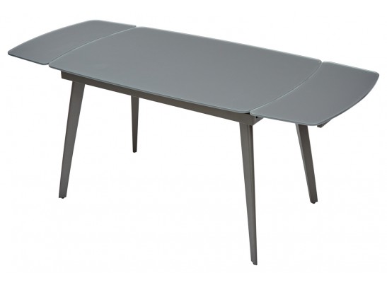 Стол ELIOT 120 GREY1 матовое серое стекло/ GREY1 каркас 