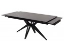 Стол FORIO 160 MATT BLACK MARBLE SOLID CERAMIC / BLACK, ®DISAUR