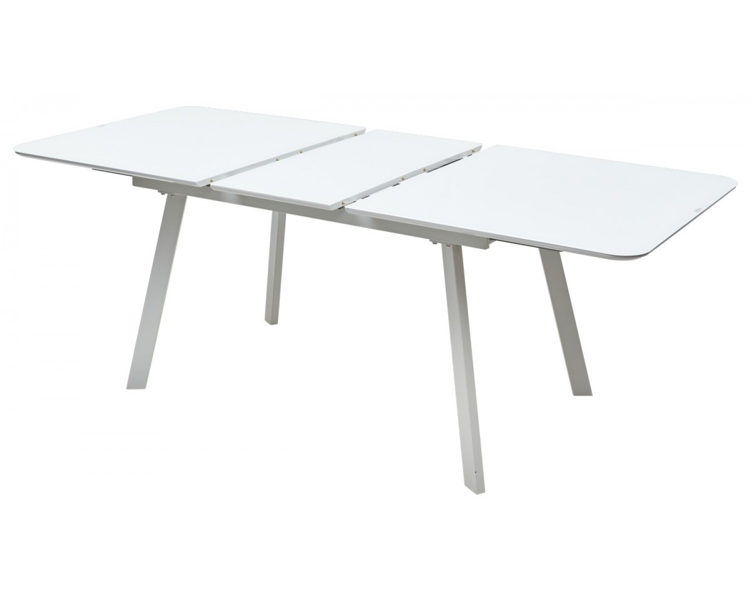 Стол ARUBA 140 WHITE/cупер белое глянцевое стекло