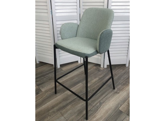 Полубарный стул NYX (H=65cm) VF113 светлая мята / VF115 серо-зеленый 