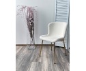 Стул RIYA UF992-01 Белый, teddy / золотой каркас 