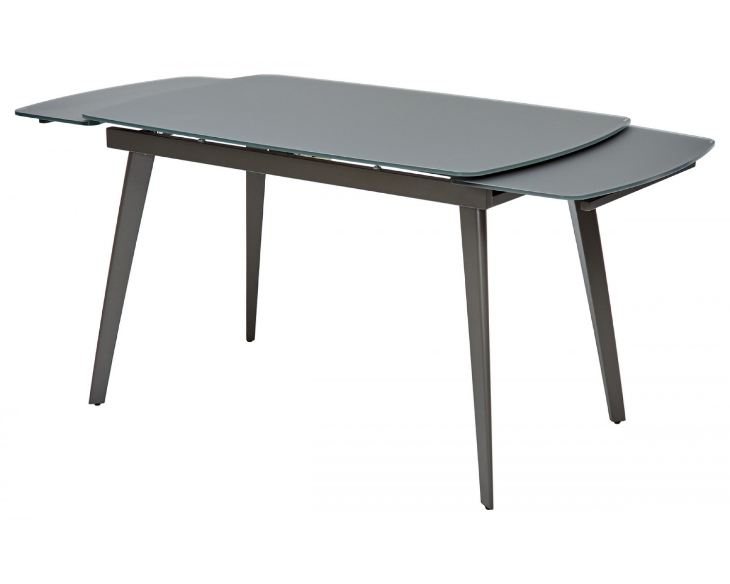 Стол ELIOT 120 GREY1 матовое серое стекло/ GREY1 каркас