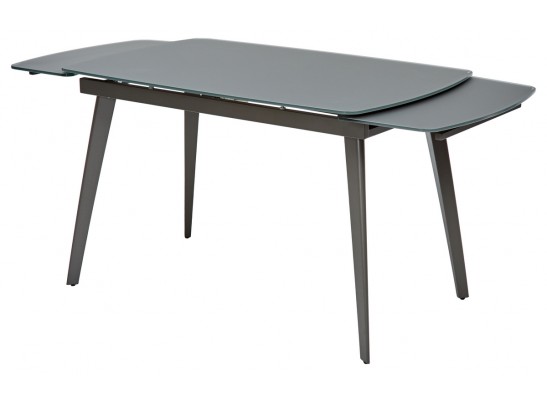 Стол ELIOT 120 GREY1 матовое серое стекло/ GREY1 каркас 