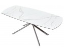 Стол BUSHES 120 WHITE/Stainless steel 