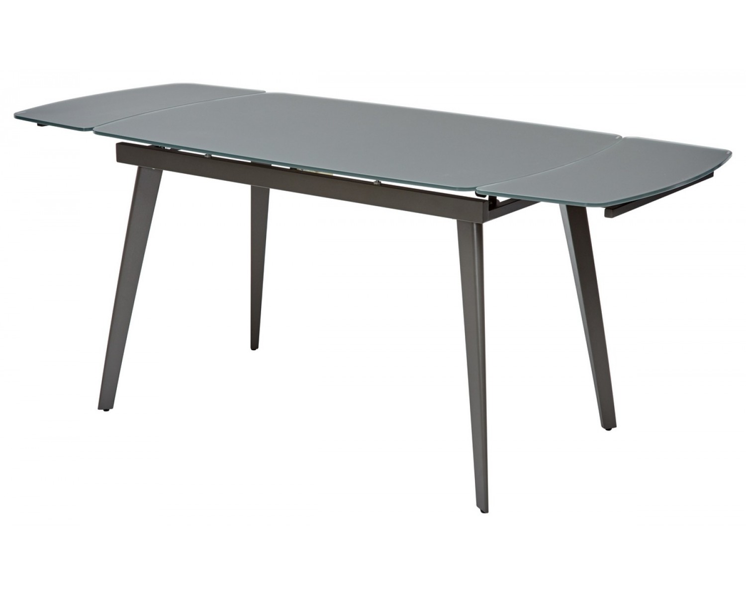 Стол ELIOT 120 GREY1 матовое серое стекло/ GREY1 каркас