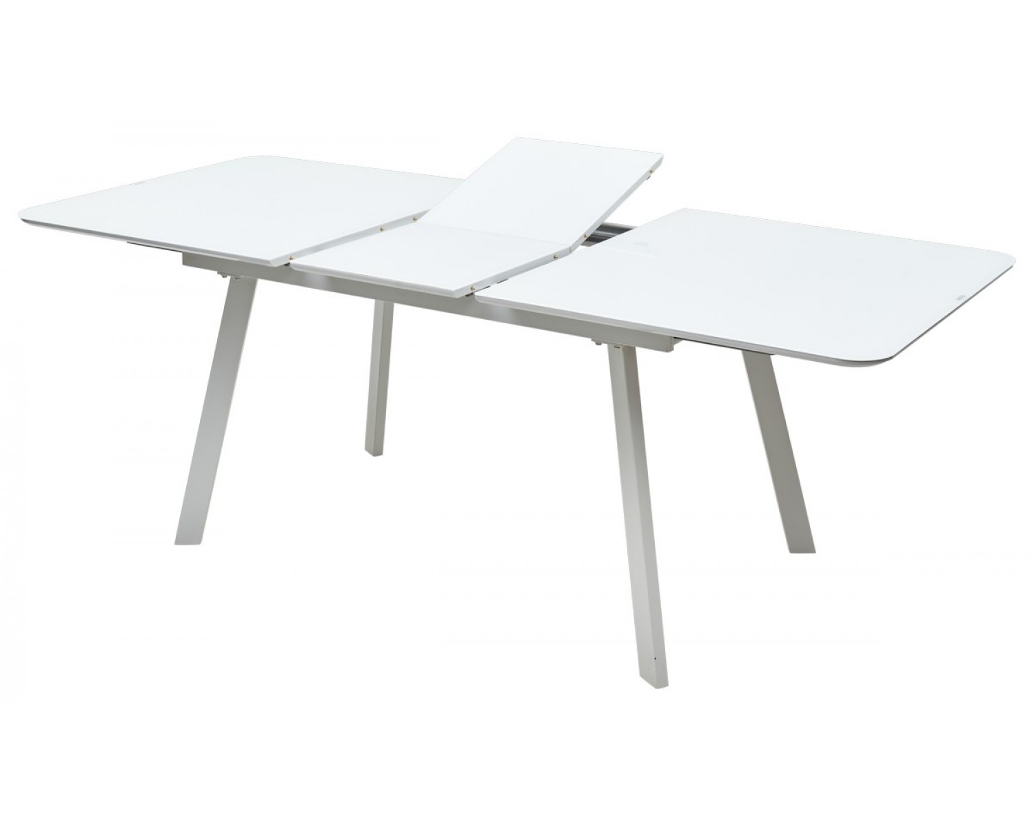 Стол ARUBA 140 WHITE/cупер белое глянцевое стекло