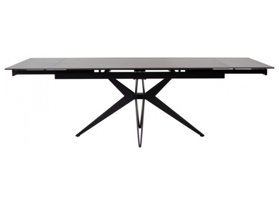 Стол FORIO 160 MATT BLACK MARBLE SOLID CERAMIC / BLACK, ®DISAUR