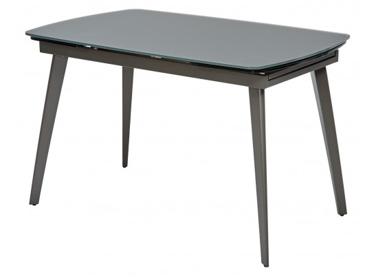 Стол ELIOT 120 GREY1 матовое серое стекло/ GREY1 каркас 