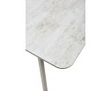 Стол ARUBA 160 BEIGE/ CAPPUCINO глазурованное стекло 