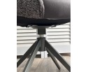 Стул ANABEL 360 град. поворот Черный Maison 99# / OTE COBBLE 457 / серый каркас, ®DISAUR