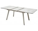 Стол ARUBA 160 BEIGE/ CAPPUCINO глазурованное стекло 