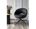 Стул ANABEL 360 град. поворот Черный Maison 99# / OTE COBBLE 457 / серый каркас, ®DISAUR