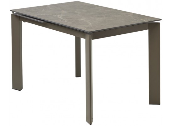 Стол CORNER 120 GLOSS LUXURY PANDORA SOLID CERAMIC / TAUPE, ®DISAUR