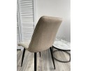 Стул CHIC VF-01/ VF-02 светло-бежевый/ бежевый, ткань/ черный каркас 