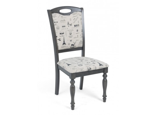 Стул LT C17443 DARK GREY #G521/ FABRIC FB62 PARIS 