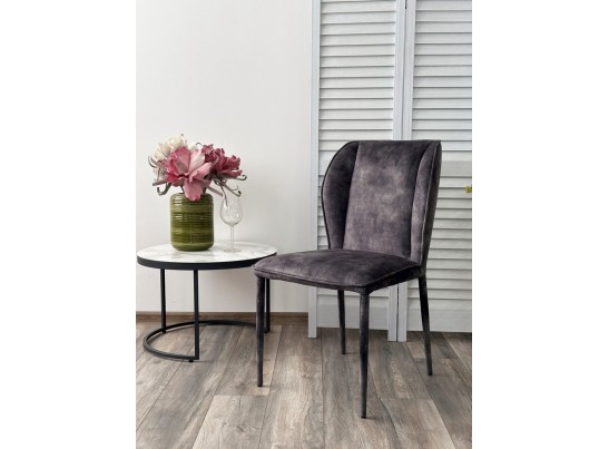 Стул SONDRIO Grey Color-32, велюр / каркас в "чулках", ®DISAUR