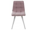 Стул CHILLI SQUARE UF860-04B сиреневый, ткань/ белый каркас 